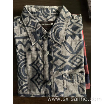 Custom Print Oem 100% Pure Cotton Men Shirt